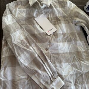 Lululemon full day ahead shirt *flannel*